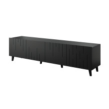 RTV spintelė BARI 200x42x52 matinė juoda RTV spintelė BARI 200x42x52 matinė juoda