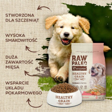 VETEXPERT Raw Paleo Healthy Grain Puppy Salmon and barley - dry dog food - 10 kg VETEXPERT Raw Paleo Healthy Grain Puppy Salmon and barley - dry dog food - 10 kg