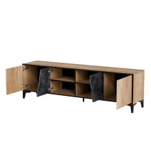 Cama 4D RTV cabinet OVO 180x38xH53 oak / concrete Cama 4D RTV cabinet OVO 180x38xH53 oak / concrete
