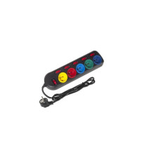 Maclean MCE204M power extension 1.5 m 5 AC outlet(s) Indoor Black, Multicolour Maclean MCE204M power extension 1.5 m 5 AC outlet(s) Indoor Black, Multicolour