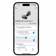 „Sennheiser Momentum True Wireless 4“ ausinės – juodos ir vario spalvos