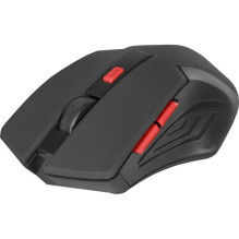 Pelės apsauga ACCURA MM-275 RF juoda ir raudona optinė 1600DPI 6P