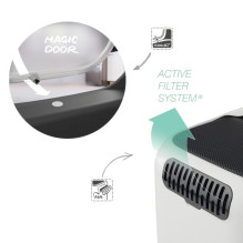ROTHO Biala Anthracite - cat litter box ROTHO Biala Anthracite - cat litter box