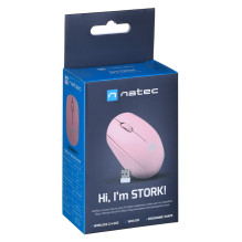 NATEC STORK pelė namams, skirta abiem rankoms, RF belaidė + USB A tipo optinė, 1600 DPI NATEC STORK pelė namams, skirta abiem rankoms, RF belaidė + USB A tipo optinė, 1600 DPI