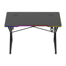 Huzaro Hero 1.7 RGB Black - žaidimų stalas
