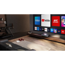 „Hisense PX3 Laser Cinema TV 4K“ duomenų projektorius, itin trumpo nuotolio, 2800 ANSI liumenų, 2160p (3840 x 2160), juo