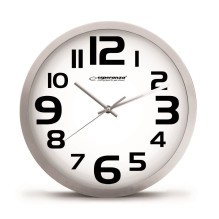 Esperanza EHC013K Wall Clock - Zurich - Black Quartz clock Oval Black, White