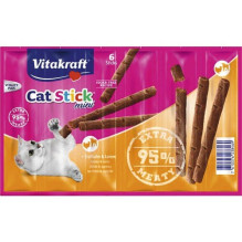 Vitakraft Cat Stick sausas kačių ėdalas su ėriena ir kalakutiena, 36 g