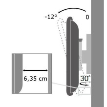 Techly 19-37" Wall Bracket for LED LCD TV Tilt 1 Swivel Black" ICA-LCD 2900B Techly 19-37" Wall Bracket for LED LCD TV Tilt 1 Swivel Black" ICA-LCD 2900B