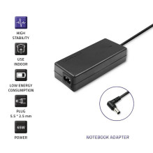 Qoltec 50073.65W maitinimo adapteris / keitiklis, skirtas vidaus patalpoms, juodas