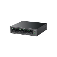 TP-Link LiteWave 5 prievadų gigabito darbalaukio komutatorius su 4 prievadų PoE+