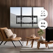 Maclean TV MC-412 Wall Mount Bracket 32"-70" VESA 400x400 45kg Tilting Universal Adjustable Spirit Level Mount Maclean TV MC-412 Wall Mount Bracket 32"-70" VESA 400x400 45kg Tilting Universal Adjustable Spirit Level Mount
