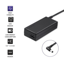 „Qoltec 50075.90W“ maitinimo adapteris, skirtas „Asus“, 90 W, 19 V, 4,9 A, 5,5 x 2,5 colio, + maitinimo laidas „Qoltec 50075.90W“ maitinimo adapteris, skirtas „Asus“, 90 W, 19 V, 4,9 A, 5,5 x 2,5 colio, + maitinimo laidas