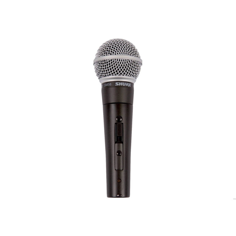 „Shure SM58SE“ – dinaminis, kardioidinis, vokalinis mikrofonas su jungikliu