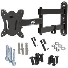 Maclean MC-417 Full Motion TV Monitor Wall Mount 13-32" 30kg max. VESA 100x100 Black Powder Coated Universal Holder Maclean MC-417 Full Motion TV Monitor Wall Mount 13-32" 30kg max. VESA 100x100 Black Powder Coated Universal Holder