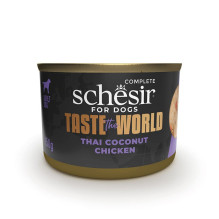 SCHESIR Taste the world vištienos ir kokoso skonio šlapias šunų ėdalas, 150 g SCHESIR Taste the world vištienos ir kokoso skonio šlapias šunų ėdalas, 150 g