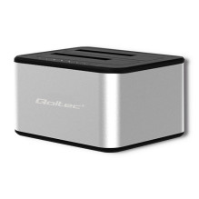 „Qoltec 5316“ 2x HDD / SSD prijungimo stotelė, 2,5 ' / 3,5' SATA, USB 3.0, klonavimas „Qoltec 5316“ 2x HDD / SSD prijungimo stotelė, 2,5 ' / 3,5' SATA, USB 3.0, klonavimas