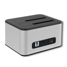 „Qoltec 5316“ 2x HDD / SSD prijungimo stotelė, 2,5 ' / 3,5' SATA, USB 3.0, klonavimas „Qoltec 5316“ 2x HDD / SSD prijungimo stotelė, 2,5 ' / 3,5' SATA, USB 3.0, klonavimas