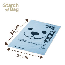 STARCHBAG BIO compostable poop bags black - 8x15 pcs STARCHBAG BIO compostable poop bags black - 8x15 pcs