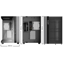 „Be Quiet! LIGHT BASE 600 DX“ juodas „Midi Tower“ korpusas