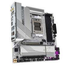 GIGABYTE B650M AORUS ELITE AX ICE Motherboard - AMD Ryzen 9000 Series CPUs, 12+2+2 Phases VRM, up to 8000MHz DDR5 (OC), 