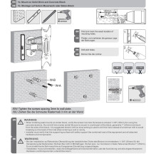 Maclean MC-501A Universal Wall TV Bracket 23-42" uo to 30kg vesa 200x200 Black Maclean MC-501A Universal Wall TV Bracket 23-42" uo to 30kg vesa 200x200 Black