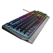 GENESIS Rhod 300 RGB žaidimų klaviatūra USB QWERTY anglų kalba, juoda