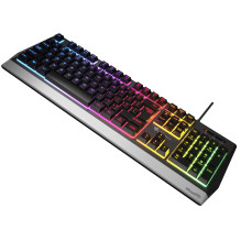 GENESIS Rhod 300 RGB žaidimų klaviatūra USB QWERTY anglų kalba, juoda
