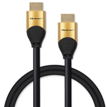 Qoltec 50354 HDMI v2.1 Cable Ultra high speed 8K , 60Hz , 30AWG , GOLD , 1m Qoltec 50354 HDMI v2.1 Cable Ultra high speed 8K , 60Hz , 30AWG , GOLD , 1m