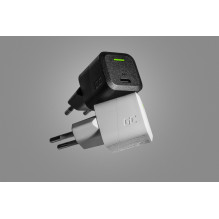 USB Charger Green Cell PowerGaN 33 W PD 3.0 QC 3.0 1x USB-C white USB Charger Green Cell PowerGaN 33 W PD 3.0 QC 3.0 1x USB-C white