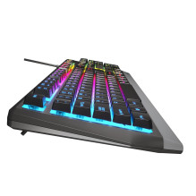 GENESIS Rhod 300 RGB žaidimų klaviatūra USB QWERTY anglų kalba, juoda