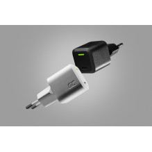 USB Charger Green Cell PowerGaN 33 W PD 3.0 QC 3.0 1x USB-C white USB Charger Green Cell PowerGaN 33 W PD 3.0 QC 3.0 1x USB-C white