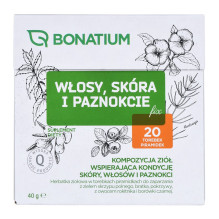 Bonatium žolelių arbata plaukams, odai ir nagams stiprinti, 20 vnt.