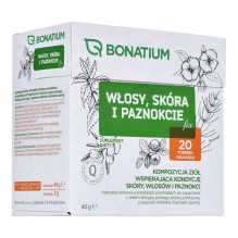 Bonatium žolelių arbata plaukams, odai ir nagams stiprinti, 20 vnt.