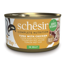 SCHESIR Tuna with chicken in jelly - wet cat food - 85g SCHESIR Tuna with chicken in jelly - wet cat food - 85g