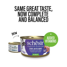 SCHESIR Tuna with beef in jelly - wet cat food - 85g SCHESIR Tuna with beef in jelly - wet cat food - 85g
