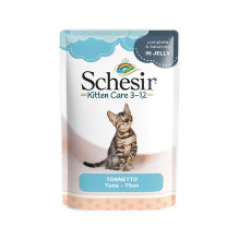 SCHESIR tunas drebučiuose - šlapias kačiukų maistas - 85 g SCHESIR tunas drebučiuose - šlapias kačiukų maistas - 85 g