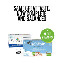 SCHESIR Tuna with sea bass in jelly - wet cat food - 6x50g SCHESIR Tuna with sea bass in jelly - wet cat food - 6x50g