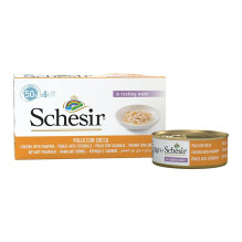 SCHESIR Vištienos filė su moliūgais sultinyje - šlapias kačių ėdalas - 6 x 50 g SCHESIR Vištienos filė su moliūgais sultinyje - šlapias kačių ėdalas - 6 x 50 g