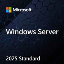 „Microsoft Windows Server Std 2025“ 64 bitų PL DVD 16 branduolių OEM