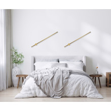 Activejet LED sieninis šviestuvas AJE-HILTON Patina WW