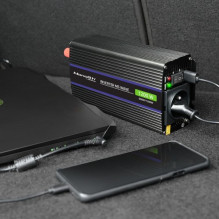 Qoltec Monolith power adapter / inverter Auto / Indoor 600 W Black Qoltec Monolith power adapter / inverter Auto / Indoor 600 W Black