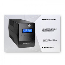 „Qoltec Monolith“ nepertraukiamo maitinimo šaltinis (UPS) Dvigubos konversijos (internetinis) 0,45 kVA 240 W 2 kintamosi
