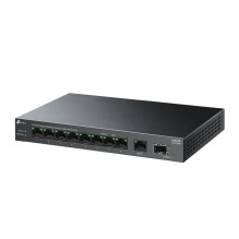 TP-Link LiteWave 10 prievadų gigabito darbalaukio komutatorius su 8 prievadų PoE+