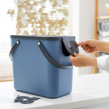 ROTHO Albula Blue - atliekų rūšiavimo konteineris - 25 l ROTHO Albula Blue - atliekų rūšiavimo konteineris - 25 l