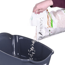 DIAMENTIQ BAYA light grey / dark grey - cat litter box - 55,5 x 40 x 38,7 cm DIAMENTIQ BAYA light grey / dark grey - cat litter box - 55,5 x 40 x 38,7 cm