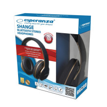 Esperanza EH220 Bluetooth ausinės su galvos juosta, juodos