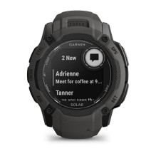 „Garmin Instinct 2X Solar“ 2,79 cm (1,1 colio) MIP 50 mm skaitmeninis 176 x 176 pikselių lietimui jautrus ekranas grafit