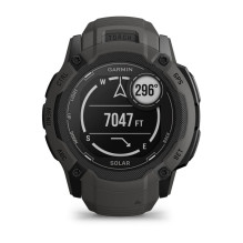 „Garmin Instinct 2X Solar“ 2,79 cm (1,1 colio) MIP 50 mm skaitmeninis 176 x 176 pikselių lietimui jautrus ekranas grafit
