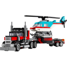LEGO CREATOR 3 IN 1 31146 Platforminis sunkvežimis su sraigtasparniu LEGO CREATOR 3 IN 1 31146 Platforminis sunkvežimis su sraigtasparniu
